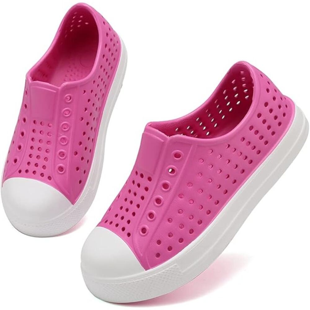 Ziitop Toddler Girls 8-8.5 Pink Slide On Sandal Sneaker Quick Dry Water Shoes